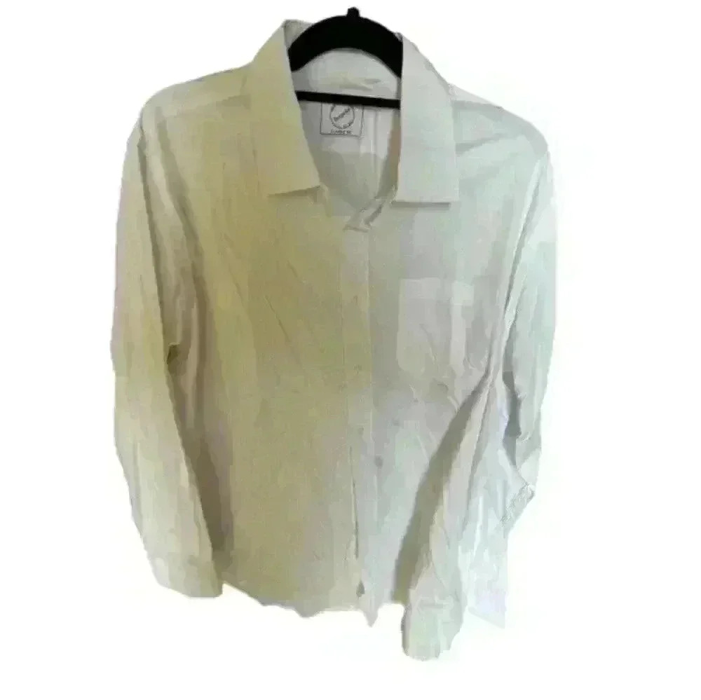 NWOT - bespoke mens slim fit dress shirt, white, 16-16.5, 35/35